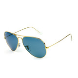 Óculos Ray Ban Aviator Large Metal Rb3025 Dourado/azul Pola