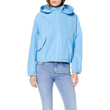 Impermeable Tommy Hilfiger Azul Mujer Lluvia Rompevientos