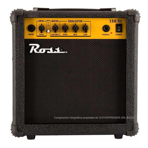Amplificador Para Guitarra Con Distorsión 15w Ross Superior