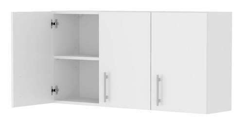 Alacena Blanca 120 Cm 3 Puertas Mueble Organizador De Cocina