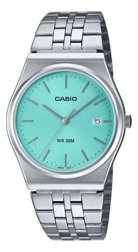 Reloj Casio Hombre Mtp-b145d-2a1 Calendario Acero Sumergible