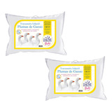 Kit 2 Travesseiros Daune Plumas - Infantil