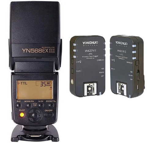 Flash Yongnuo Yn-568exii Yn 568ex + Par De Radios 622n 622c