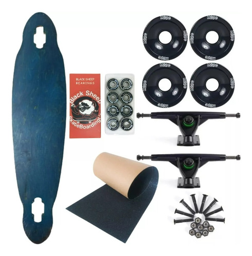 Shape Longboard Drop Through Elite 38''x 9'' Bambu Maple