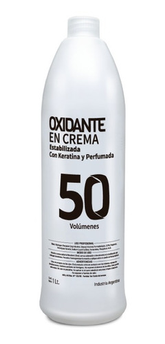 Oxidante En Crema Novalook Con Keratina 50 Volumenes 1 Litro