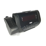 Rádio Relógio Naxa Mod Nrc-167 Usb Preto -vitrine