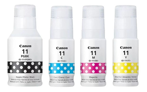 Kit De Tinta Canon Gi-11 Originales G2160 , G3160 ,  Etc