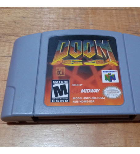 Doom 64 Nintendo 64 Juego Fisico Clasico De Supervivencia 