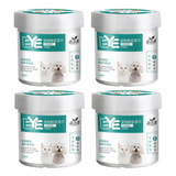 4 Boxes Dog Tear Remover Tissues 2024