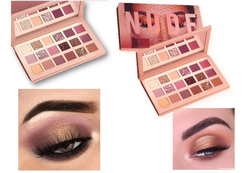 Paleta De Sombras Nude 18 Tonos Colores Desierto.