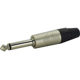 Plug P10 Mono Rean By Neutrik Rp2c Profissional Oferta Nfe