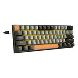 Teclado Mecánico Al 60%, Interruptores Mecánicos E-yooso Red