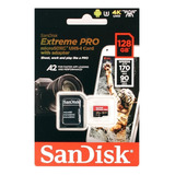 Tarjeta De Memoria Sandisk Microsd 128gb Extreme Pro 170mb/s