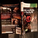 Gears Of War Pack Triple Xbox 360 Solo Portada Original