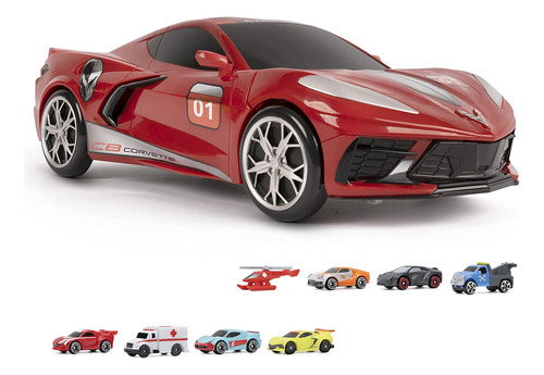 Micro Machines Corvette Raceway Transforma A Corvette En Jue