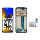 Tela Touch Frontal Lcd Para Poco M4 Pro 4g Com Aro + Kit