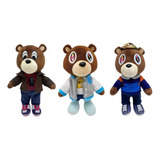 3pcs Kanye Oso De Peluche Regalo De Juguete Para Niños 2024