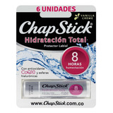 Chapstick Protector Labial Hidratación Total, Labios Resecos