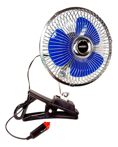 Ventilador 12v Para Autos Camionetas 6'' Clip Gancho Oscila