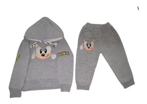Conjunto Pants Sonic De Niño Y Niña Bebe Bordado