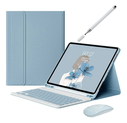 Funda Con Teclado Y Mouse Para iPad Air 5 10.9 2022 A2588