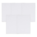 Kit 5 Quadro Para Sublimação Decorativo Mdf Branco Brilho A4