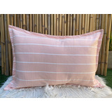 Cogin Cojin Almohadon 50x70 Tusor Rayado Decoración Hogar