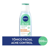 Nivea Tônico Facial Acne Control 200ml Tipo De Pele Oleosa