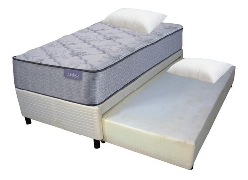 Somier Marinera Nido Doble 90x190 Matelasse Inducol Onix