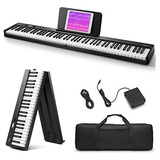 Piano Digital Eastar Ep-10 Plegable De 88 Teclas Bluetooth