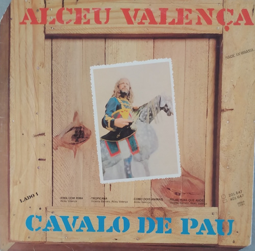 Disco De Vinil, Alceu Valença - Cavalo De Pau -1982.