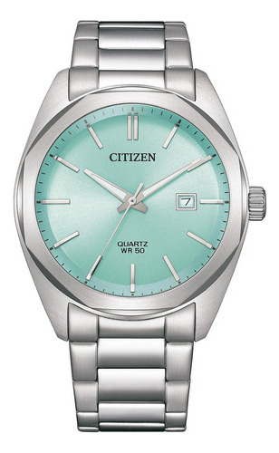 Reloj Citizen Azul Turqueza Quartz Para Hombre Bi5110-54m
