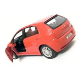 Carrinho De Metal Fiat Punto Colecionador Atacado Kit C/10un