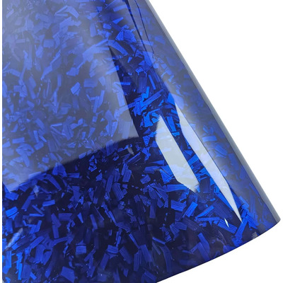 Adhesivo Forjado, Envoltura De Vinilo De Carbono Brillante,