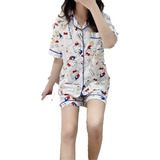 Conjunto De Pijama Lindo Estilo Coreano Holgado Kt Cat Home