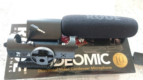 Microfone Rode Videomic Condensador  Supercardióide Preto