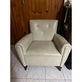 Sillon Antiguo Nordico Antiguo Tapizado Cuerina (leer Desc)