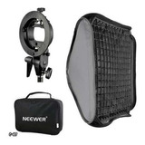 Neewer Softbox C/ Bracket S Y Grid 60x60 Para Speedlite