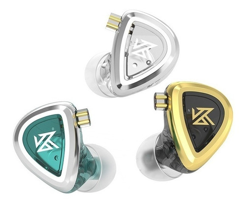 3 Pares De In Ear Kz Eda Monitor Deep Bass Balanceado Y Hifi