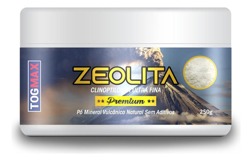 Zeolita Clinoptilolita Gold 250g Multiuso Tog Max Dourada