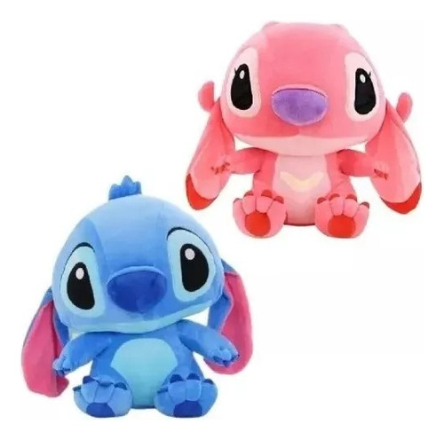 Peluche Stitch O Angel Buen Tamaño 35cm Precio X C/u 