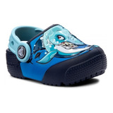 Crocs Niño/a Funlab Lights Shrk/nvy Talla 21