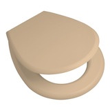 Asiento Inodoro Para Ferrum Pilar Color Beige Mdf H Cromo