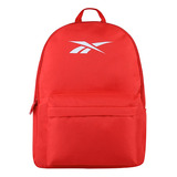 Mochila Reebok Hombre Caballero Casual Deportiva Classic Color Rojo Diseño De La Tela Liso