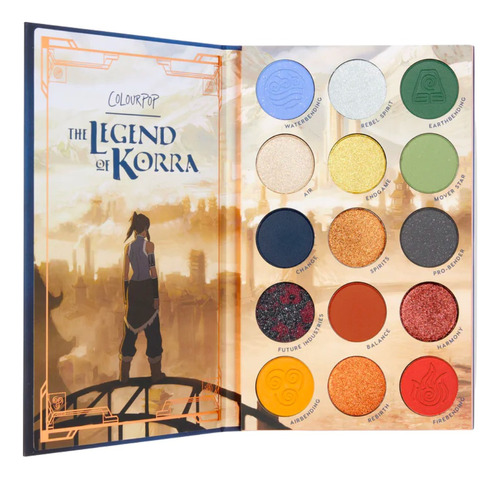 The Leyend Of Korra Paleta 15 Tonos Colourpop Original