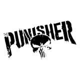 1 Pz Stiker Vinil Calca Cráneo Castigador Punisher 8x15cm