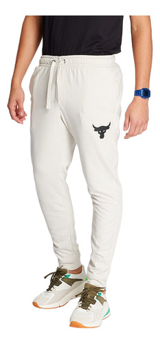 Pants Under Armour Project Rock La Roca Blanco Hombre