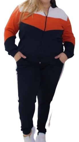 Conjunto C Zíper Frio Plus Size Inverno Feminino Grande G1g2