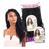 Crochet Fashion Braid Faux Locs B Cabelo Fibra Premium Afro