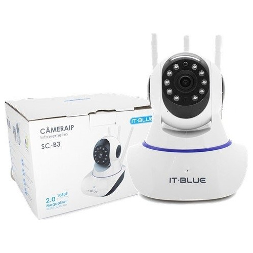 Camera Wifi De Segurança 1080p 2.0 Megapixel Panorâmica 360